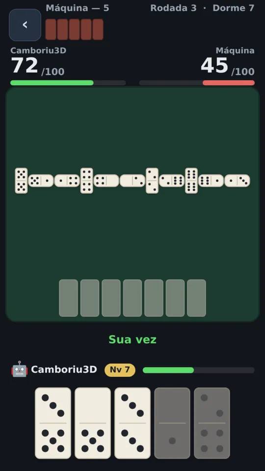 Tela do Dominó Clássico Offline (1)