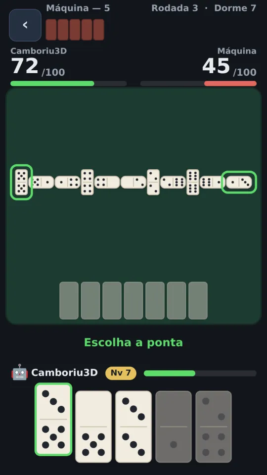 Tela do Dominó Clássico Offline (3)